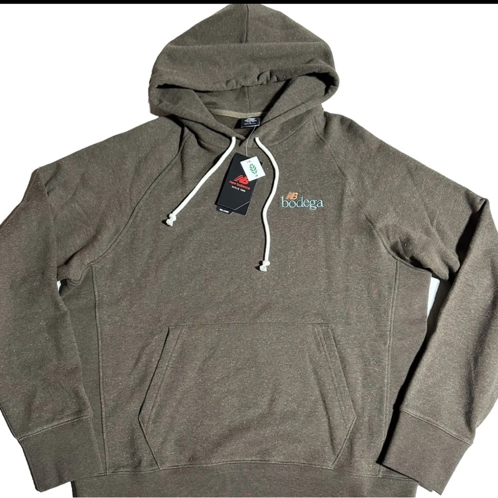 New Balance x Bodega Hoodie DUO Brown Drawstring MT33571